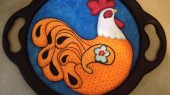 Rooster Serving Tray